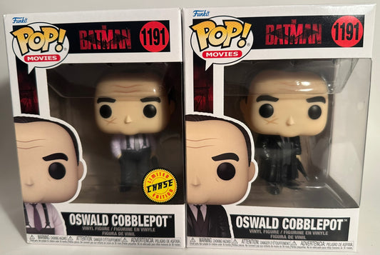 DC - Oswald Cobblepot CHASE+COMMON 1191 *Bundle* Funko Pop!