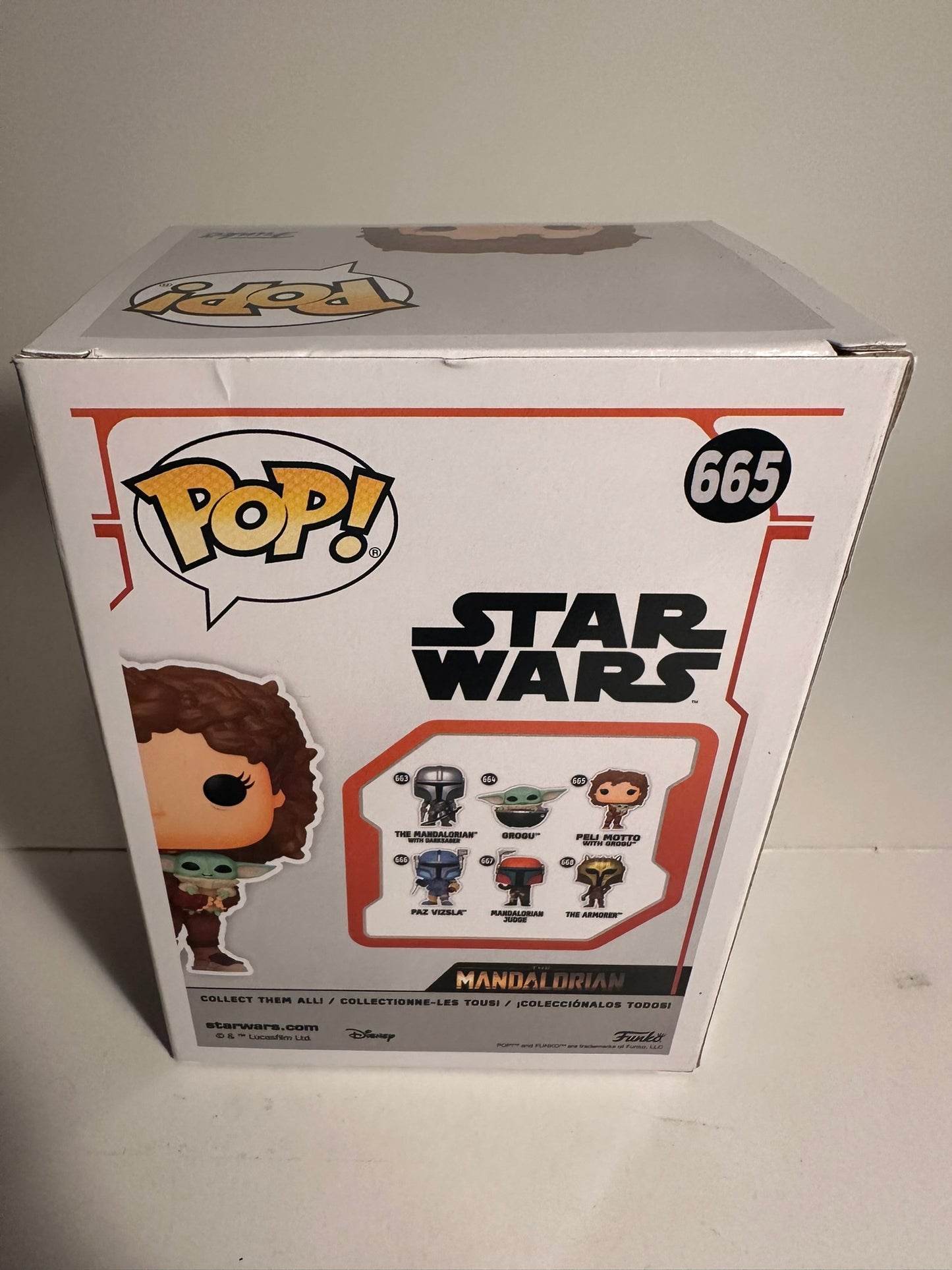 Star Wars - Peli Motto with Grogu 665 Funko Pop!