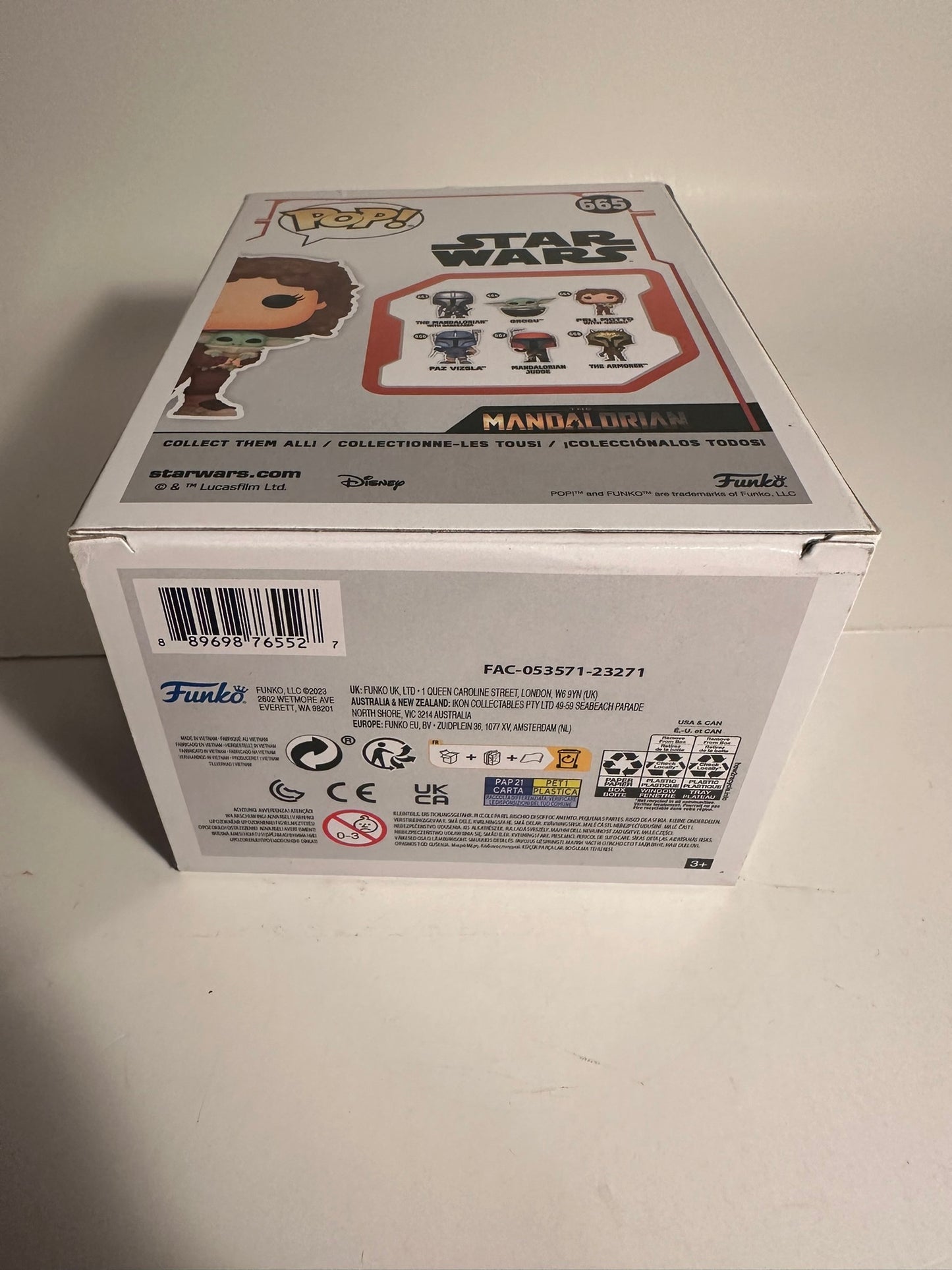 Star Wars - Peli Motto with Grogu 665 Funko Pop!