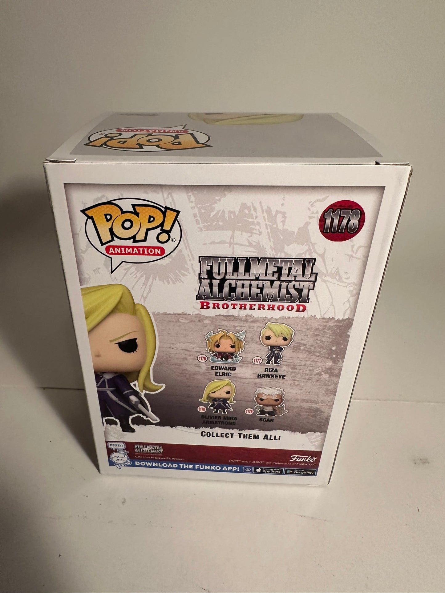 Fullmetal Achemist - Olivier Mira Armstrong 1178 Funko Pop!