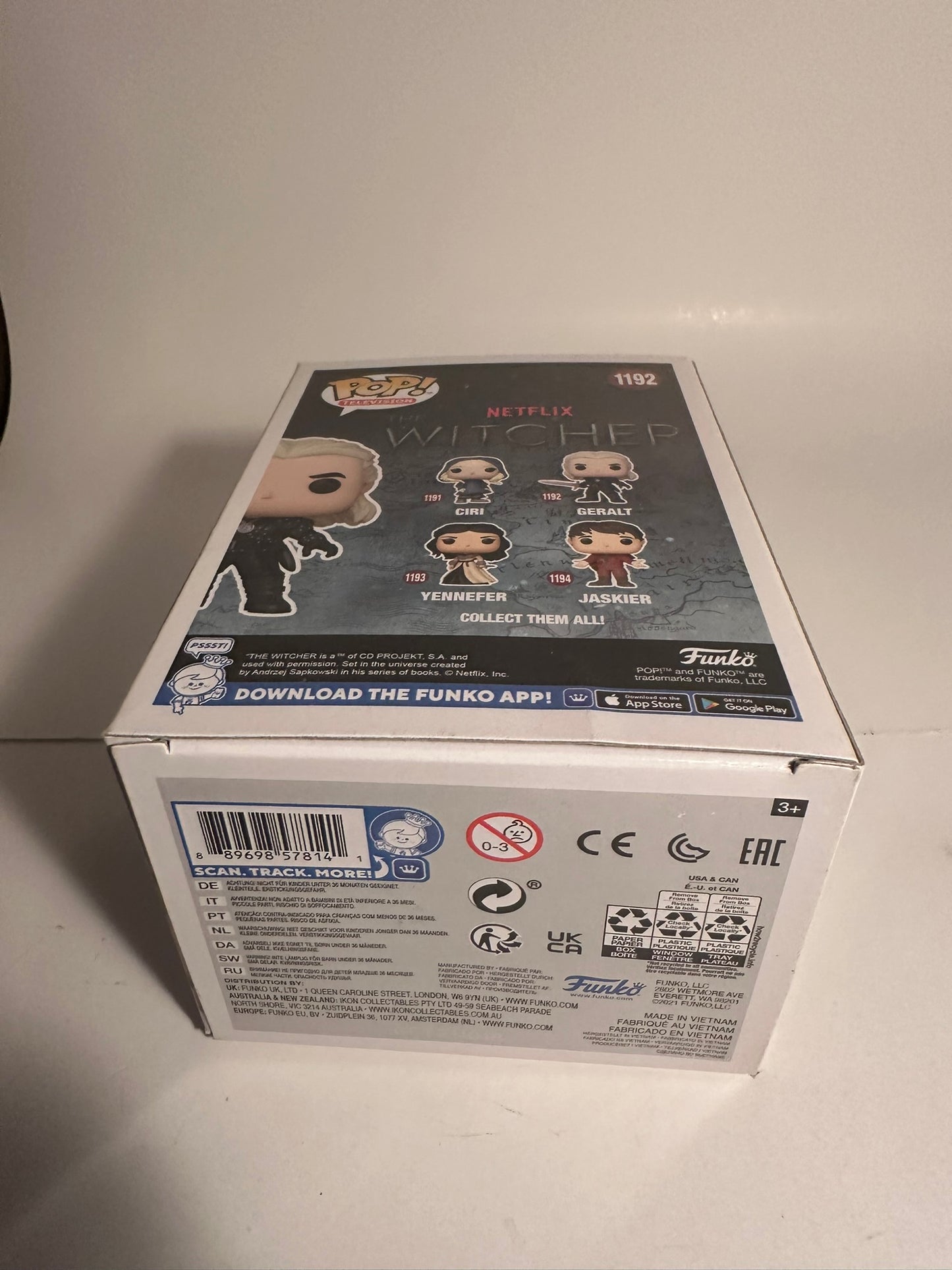 The Witcher - Geralt 1192 Funko Pop!