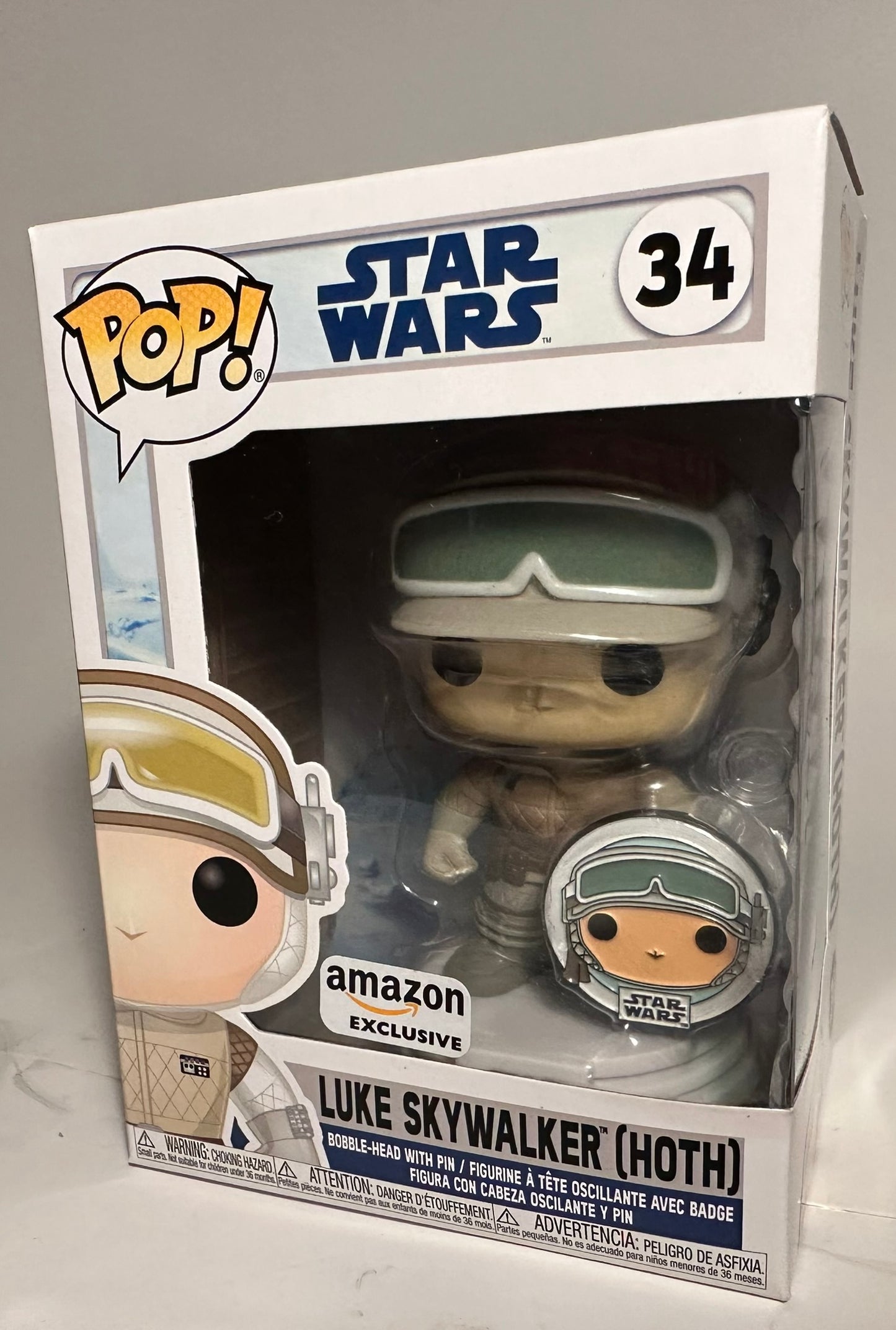 Star Wars - Luke Skywalker - Hoth (Amazon Exclusive)	34 Funko Pop!