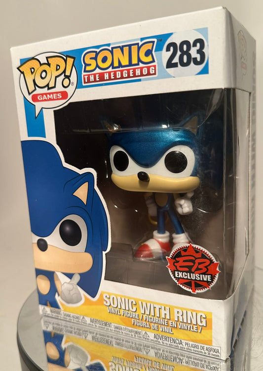 Sonic the Hedgehog - Sonic with Ring 283 (EB Games Exclusive) Funko Pop!