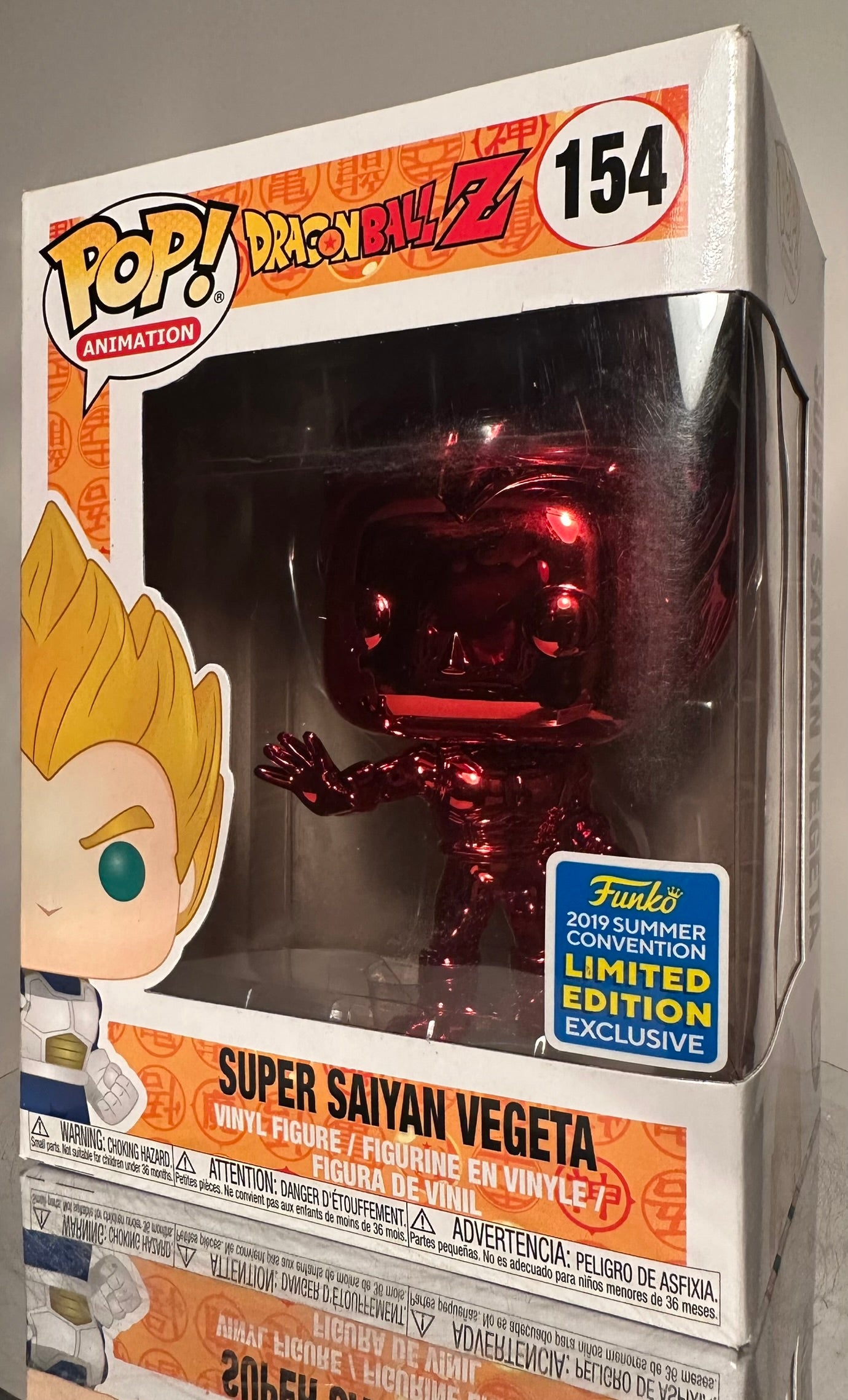 Dragon Ball Z - Super Saiyan Vegeta (2019 Summer Convention Limited Edition) 154 Funko Pop!