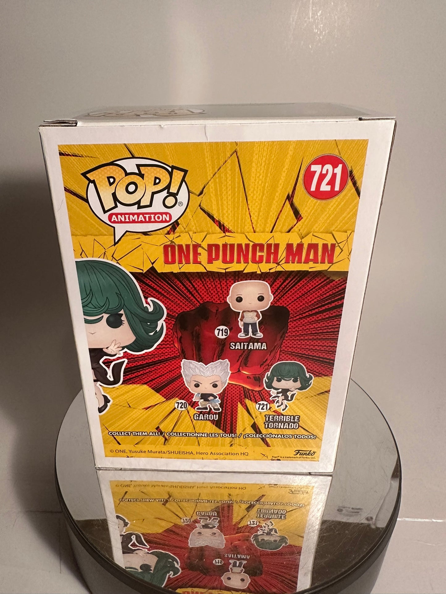 One Punch Man - Terrible Tornado GLOW CHASE 721 Funko Pop!