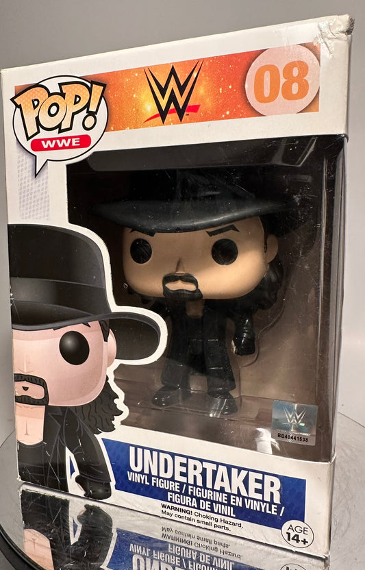 WWE - Undertaker 08 Funko Pop! (Moderate box damage) (Small WWE sticker)