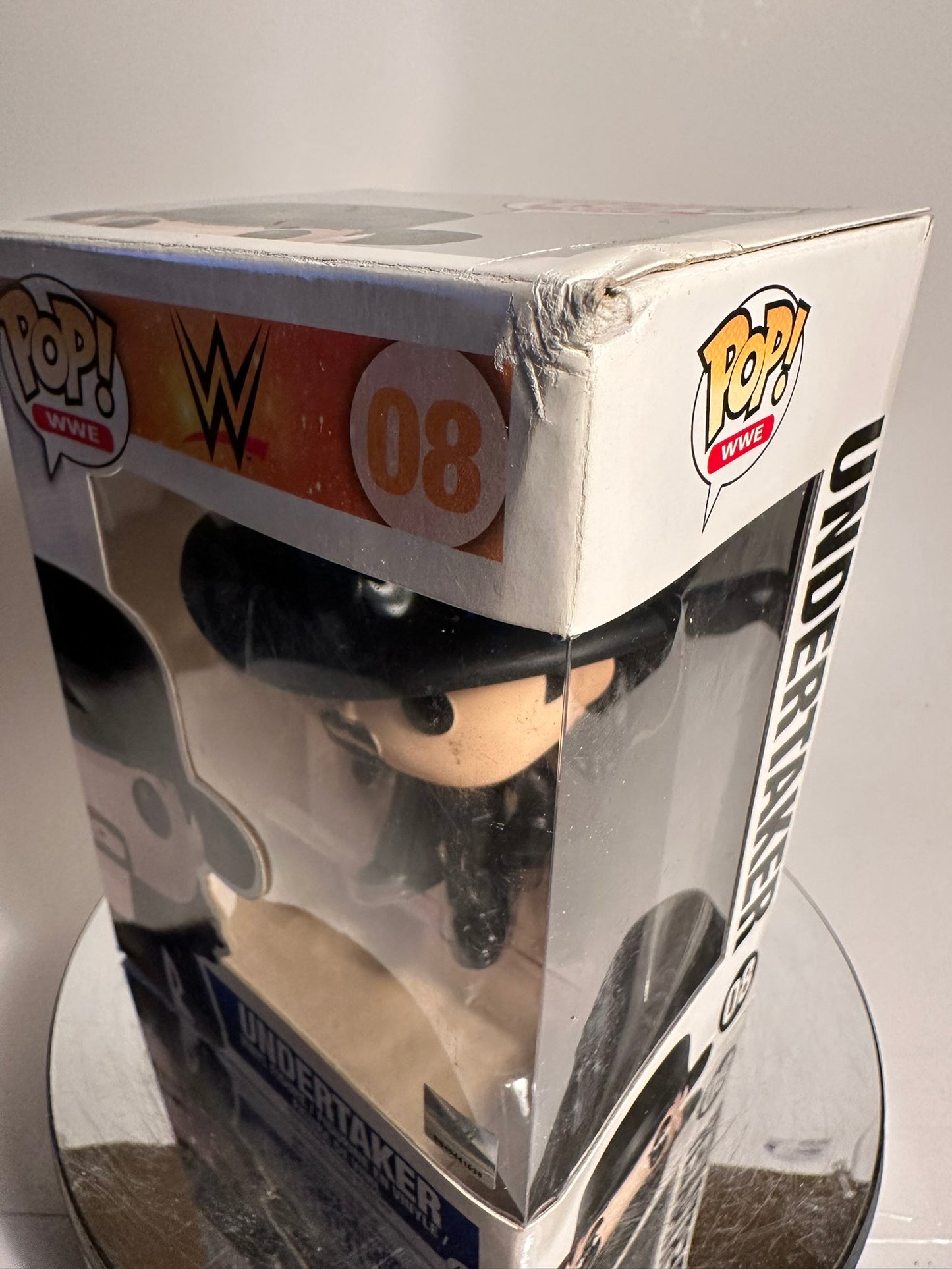 WWE - Undertaker 08 Funko Pop! (Moderate box damage) (Small WWE sticker)