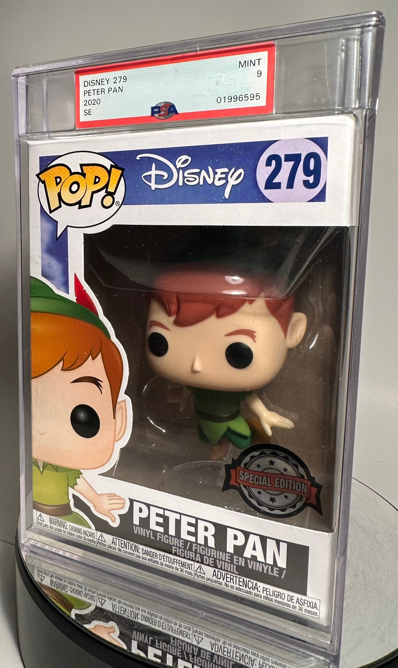 Disney - Peter Pan 279 (Special Edition) PSA Graded 9/10  Funko Pop!