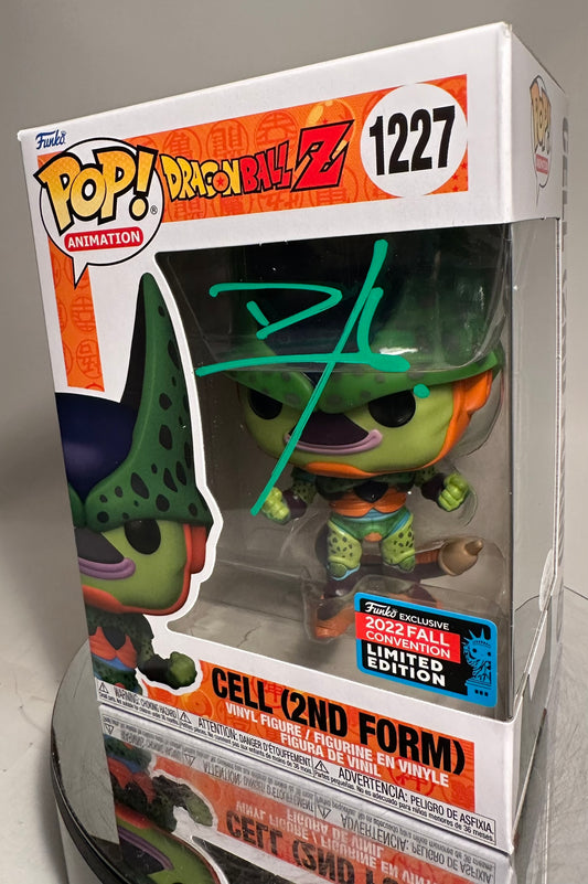 Dragon Ball Z - Cell (2nd Form) 1227 (2022 Fall Convention Limited Edition) AUTOGRAPHED Funko Pop!