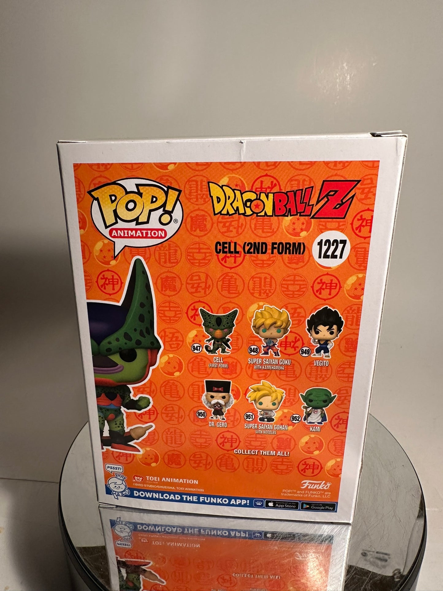 Dragon Ball Z - Cell (2nd Form) 1227 (2022 Fall Convention Limited Edition) AUTOGRAPHED Funko Pop!