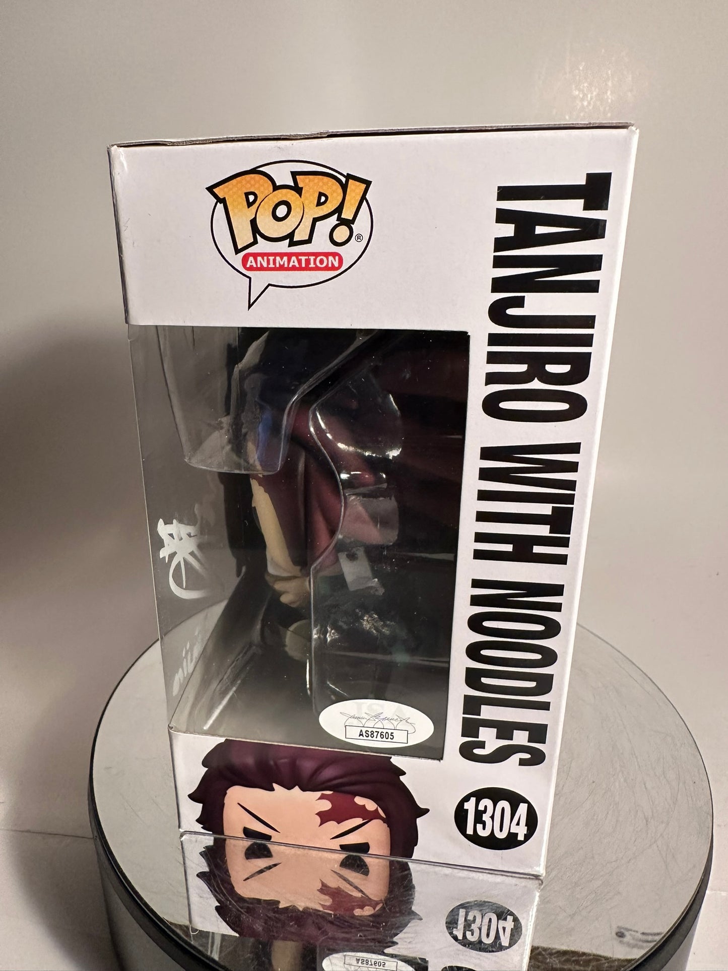 Demon Slayer - Tanjiro with Noodles 1304 AUTOGRAPHED Funko Pop!