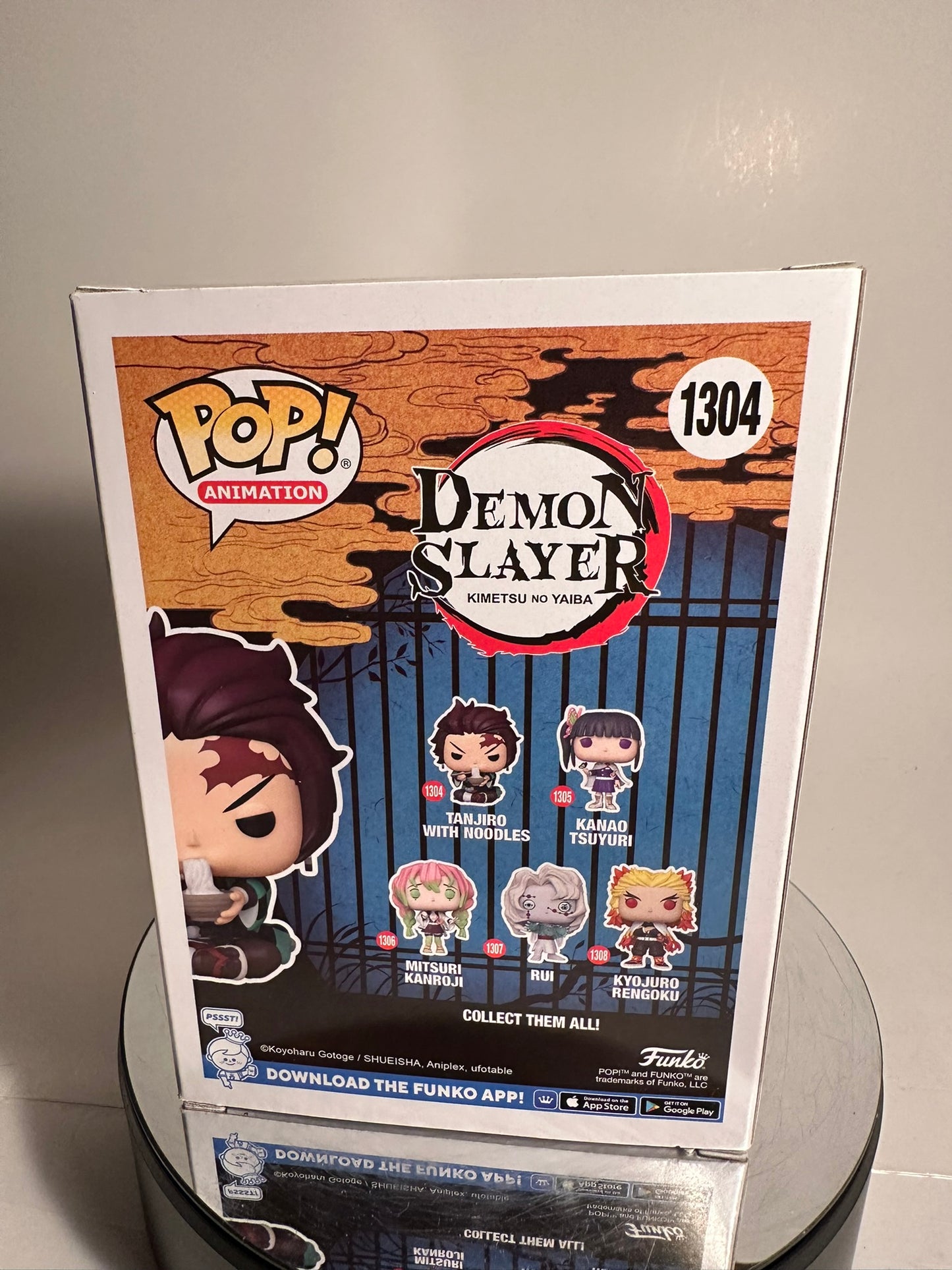 Demon Slayer - Tanjiro with Noodles 1304 AUTOGRAPHED Funko Pop!