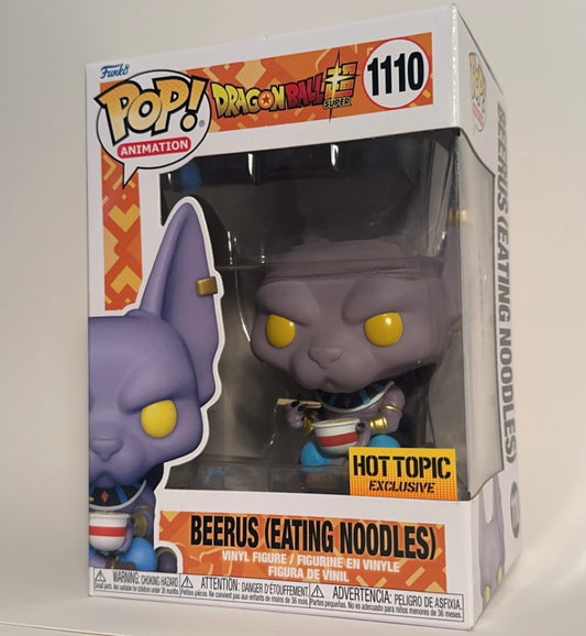 Dragon Ball Super - Beerus Eating Noodles (Hot Topic Exclusive) 1110 Funko Pop!