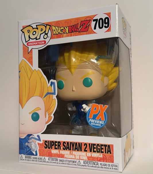 Dragon Ball Z - Super Saiyan 2 Vegeta (PX Previews Exclusive) 709 Funko Pop!