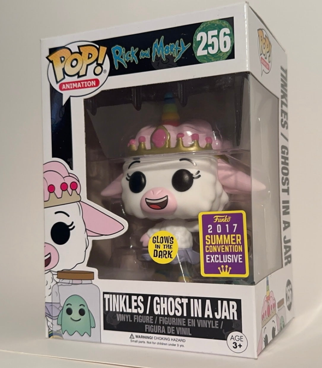 Rick and Morty - Tinkles/Ghost in a Jar GITD (2017 Summer Exclusive) 256 Funko Pop!