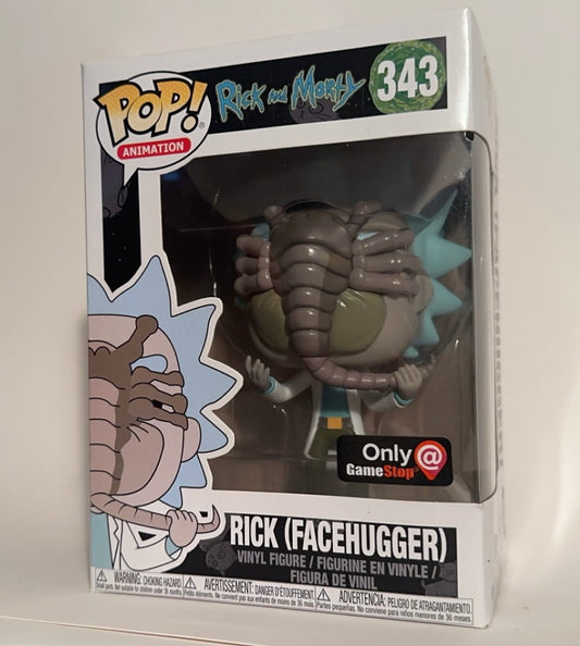 Rick and Morty - Rick(Facehugger) (Gamestop Exclusive) 343 Funko Pop!