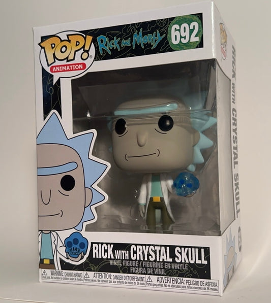 Rick and Morty - Rick with Crystal Skull 692 Funko Pop!