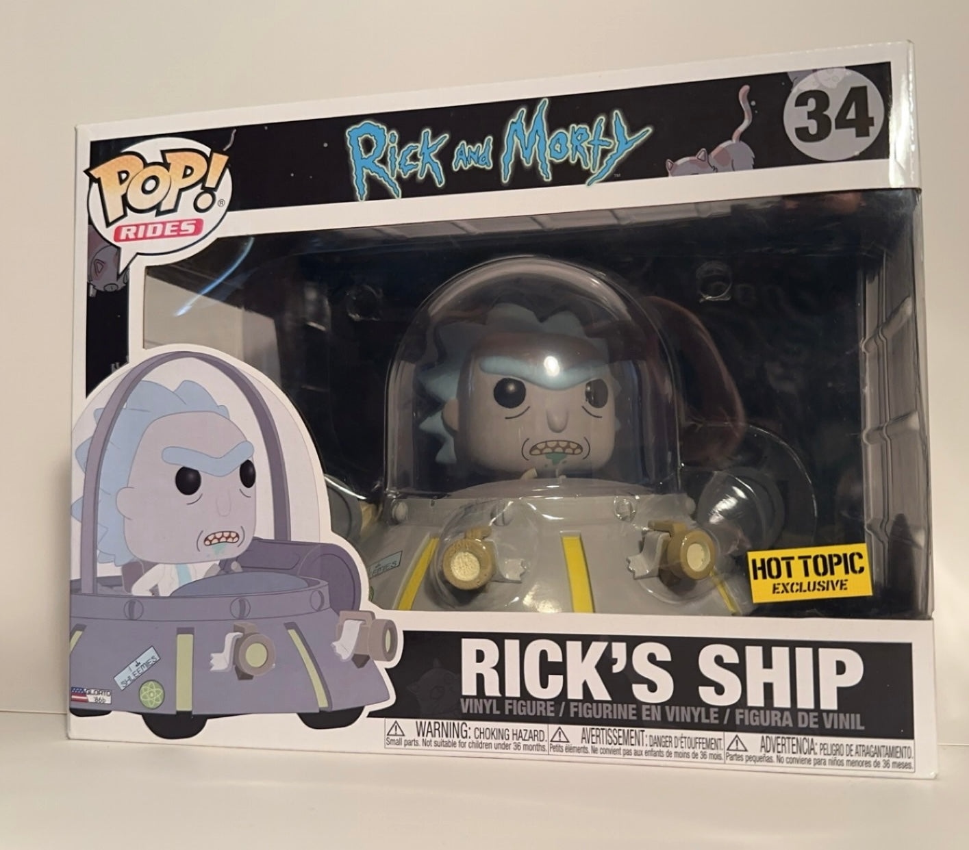 Rick and Morty - Rick's Ship Hot Topic Exclusive 34 Funko Pop!