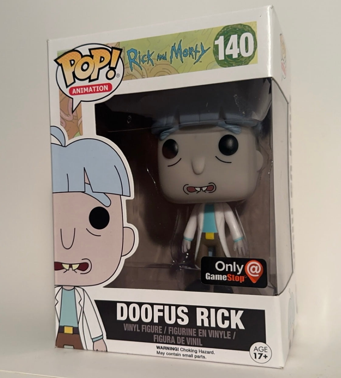 Rick and Morty - Doofus Rick (Gamestop Exclusive) 140 Funko Pop!