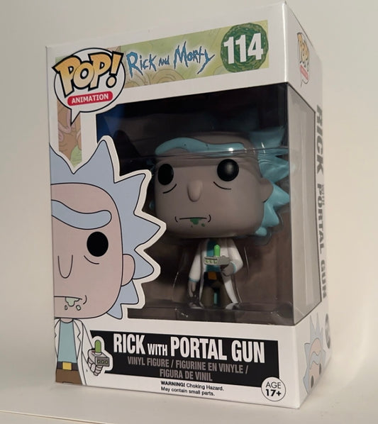 Rick and Morty - Rick with Portal Gun 114 Funko Pop!