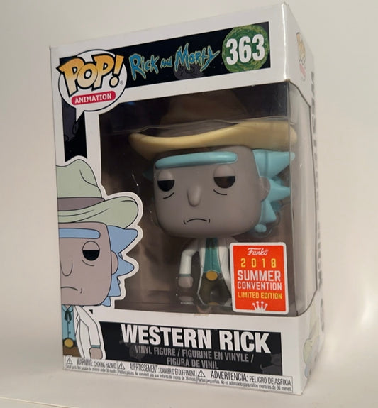 Rick and Morty - Western Rick (2018 Summer Convention Limited Edition) 363 Funko Pop!