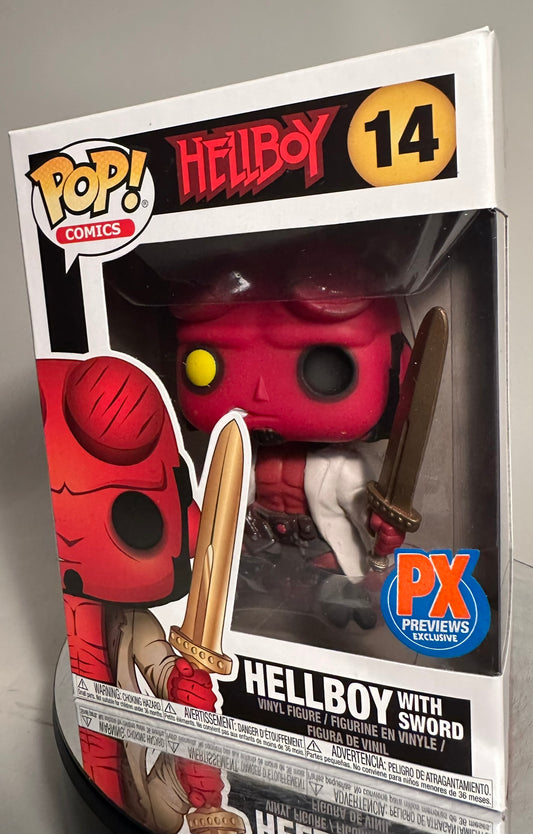 Comics - Hellboy with Sword 14 (PX Previews Exclusive) Funko Pop!