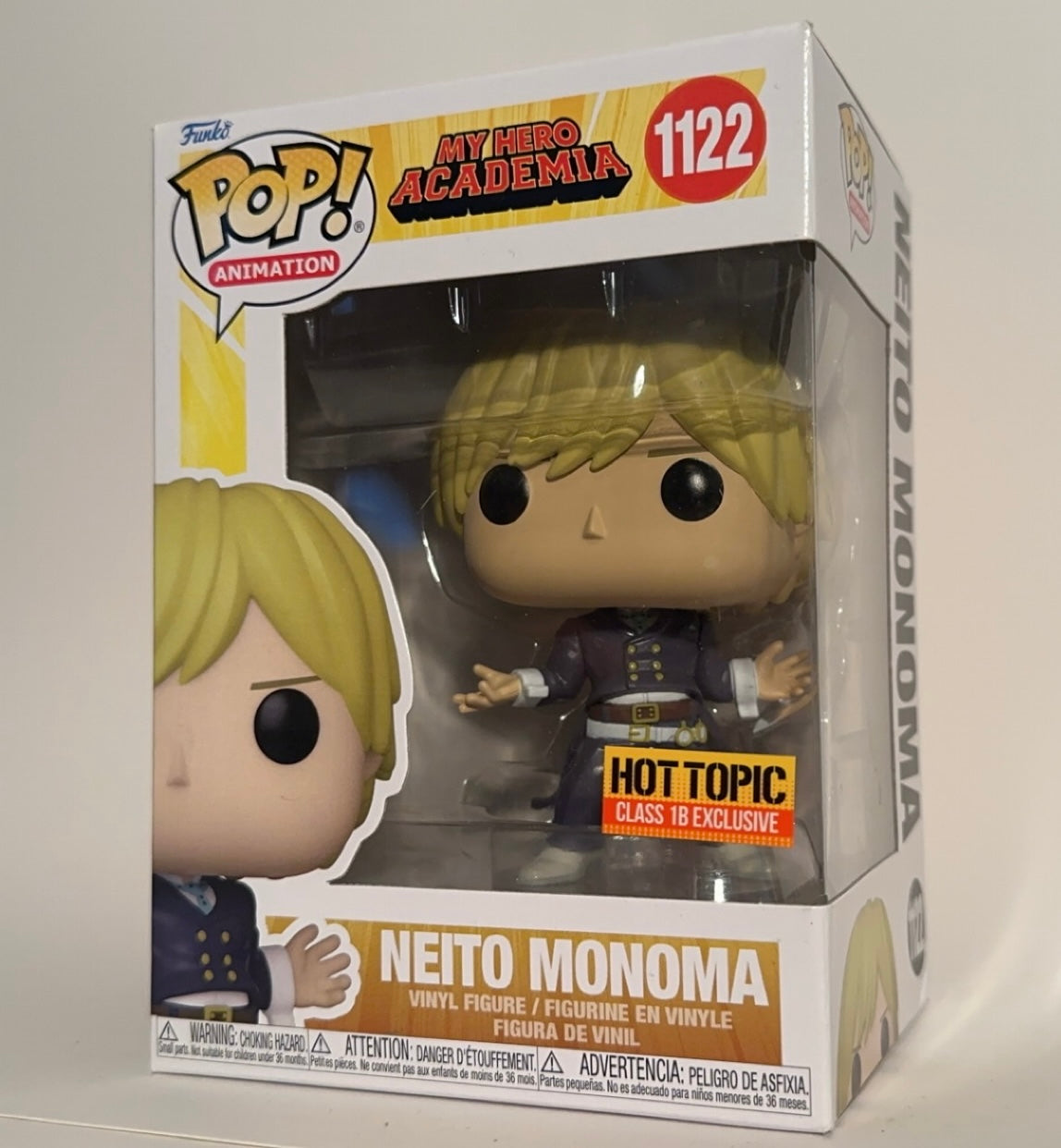 My Hero Academia - Neito Monoma (Hot Topic Exclusive) 1122 Funko Pop!