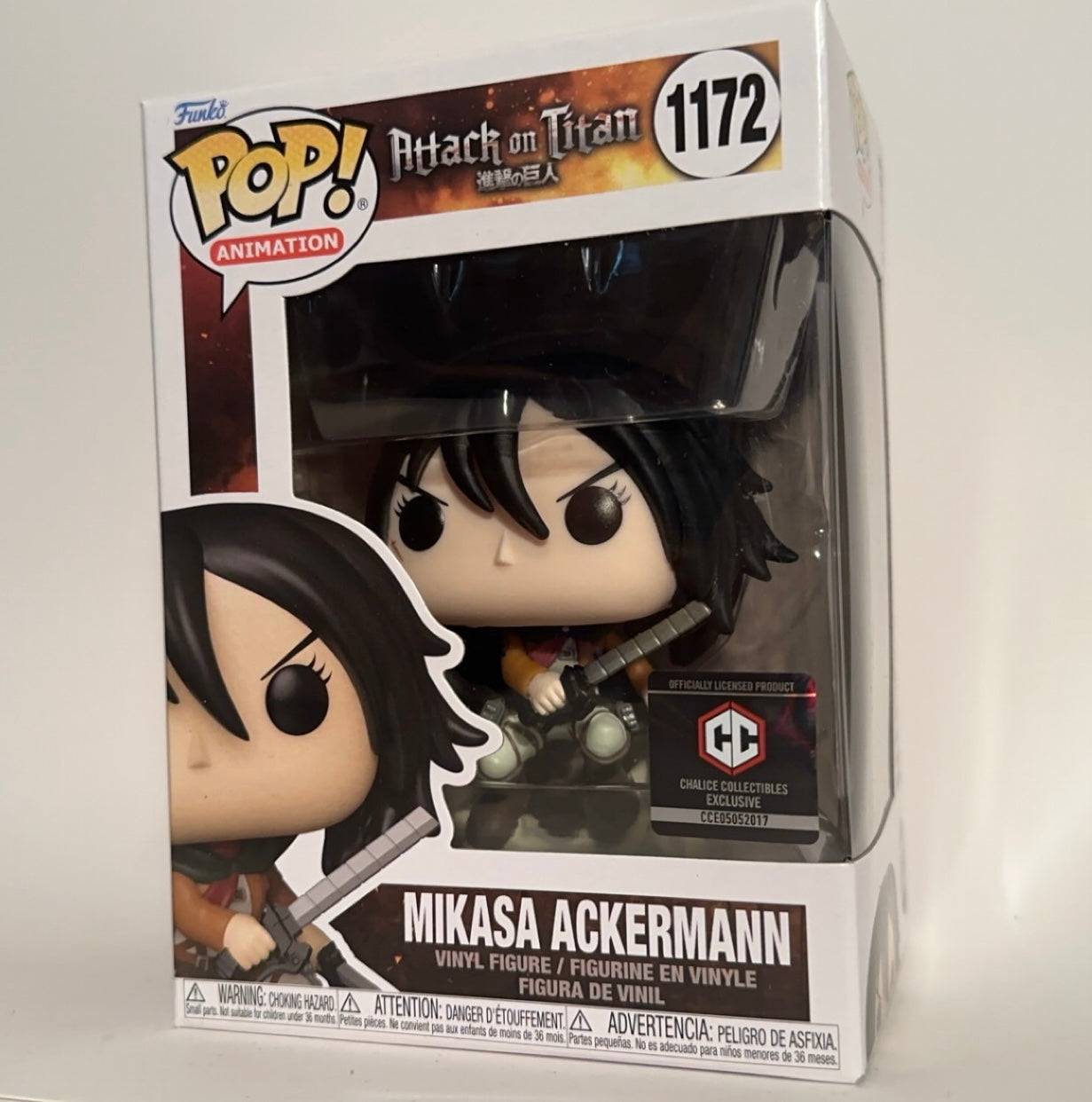 Attack on Titan - Mikasa Ackermann (Chalice Collectables Exclusive) 1172 Funko Pop!