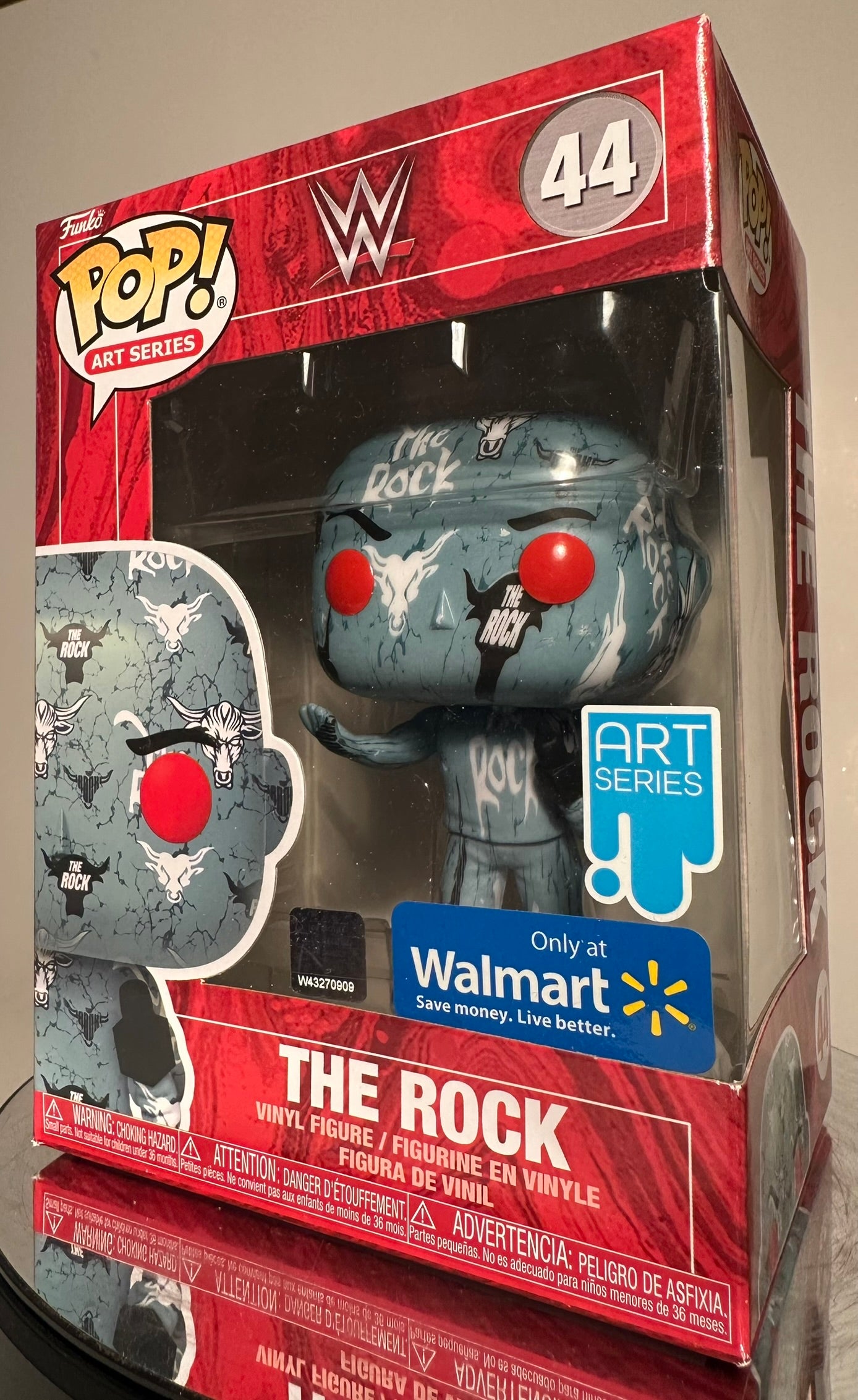 WWE - Art Series - The Rock 44 (Walmart Exclusive) Funko Pop!