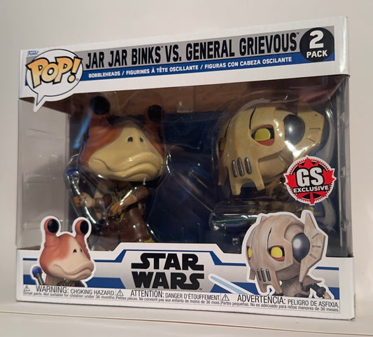 Star Wars - Jar Jar Binks & General Grievous (Gamestop Exclusive) 2pack Funko Pop!