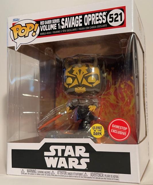 Star Wars - Savage Opress 6" GITD (Gamestop Exclusive) 521  Funko Pop!