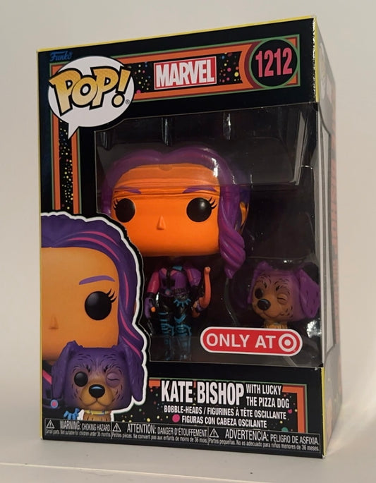 Marvel - Kate Bishop BLACKLIGHT (Target Exclusive) 1212 Funko Pop!