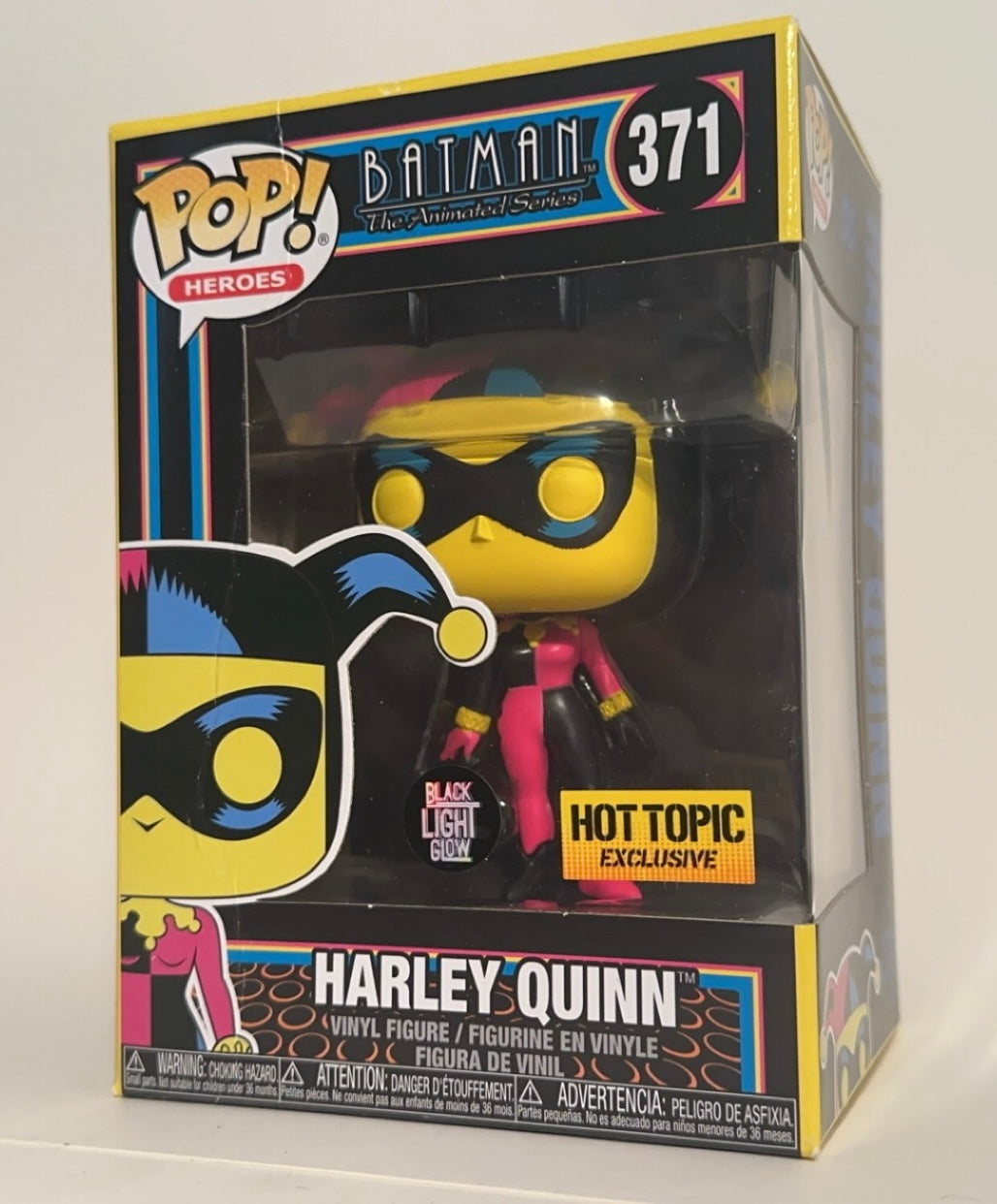 Batman - Harley Quinn BLACKLIGHT (Hot Topic Exclusive) 371 Funko Pop!