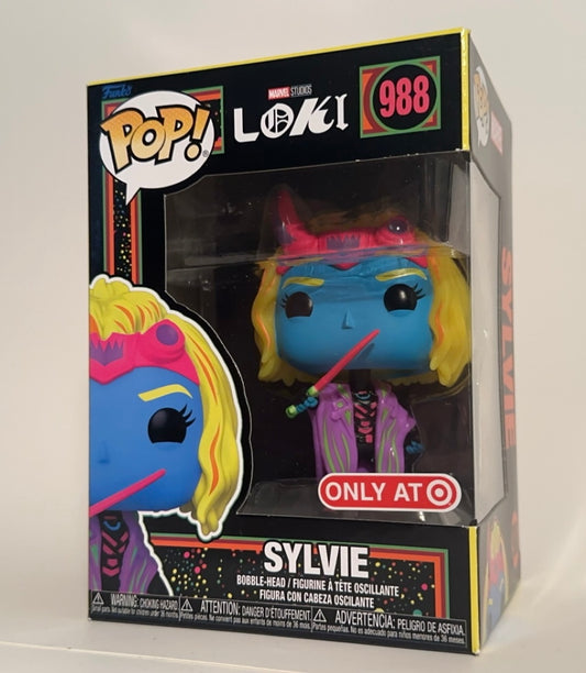 Loki - Sylvie BLACKLIGHT (Target Exclusive) 988 Funko Pop!