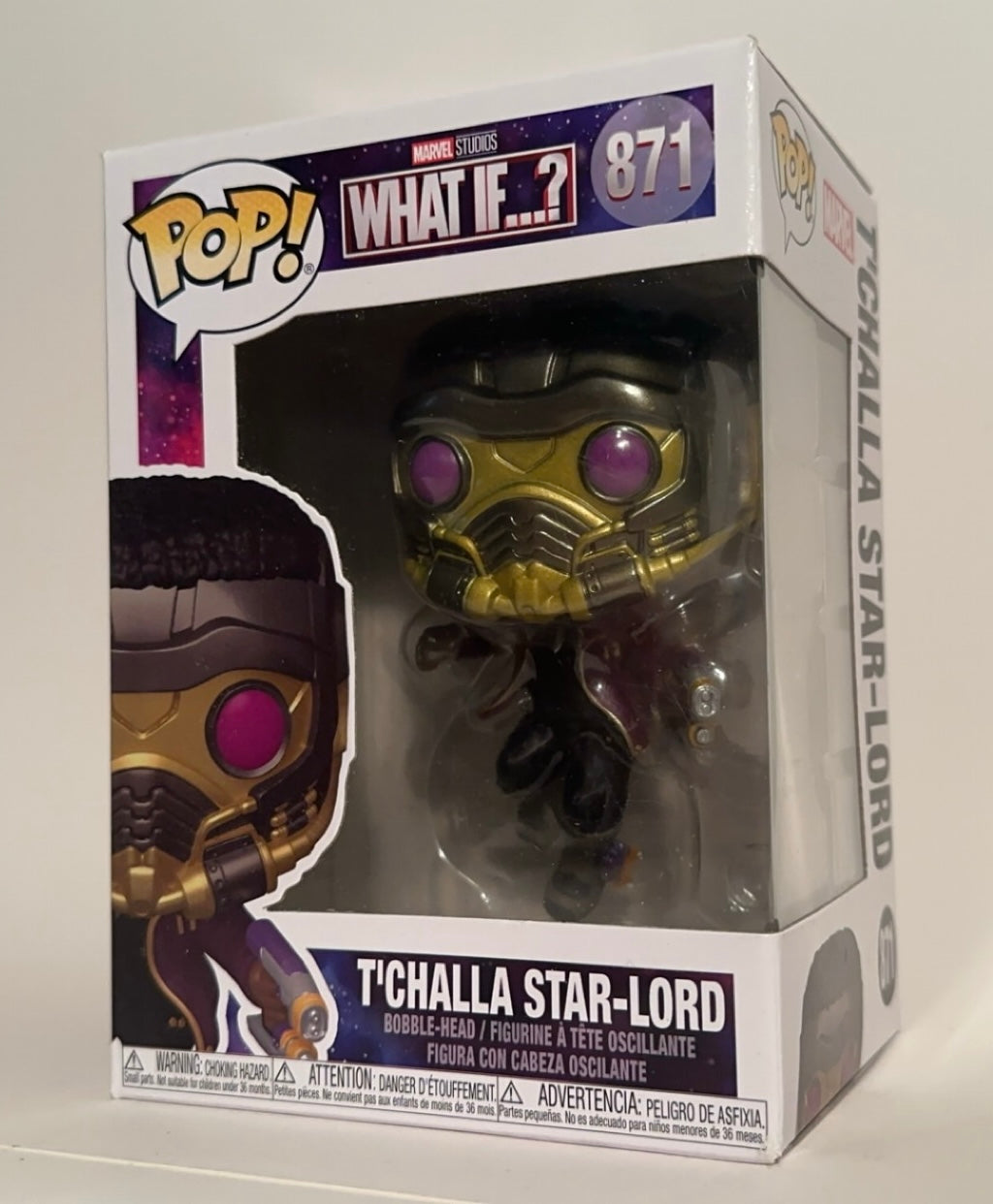 Marvel -T'challa Star-Lord 871 Funko Pop!