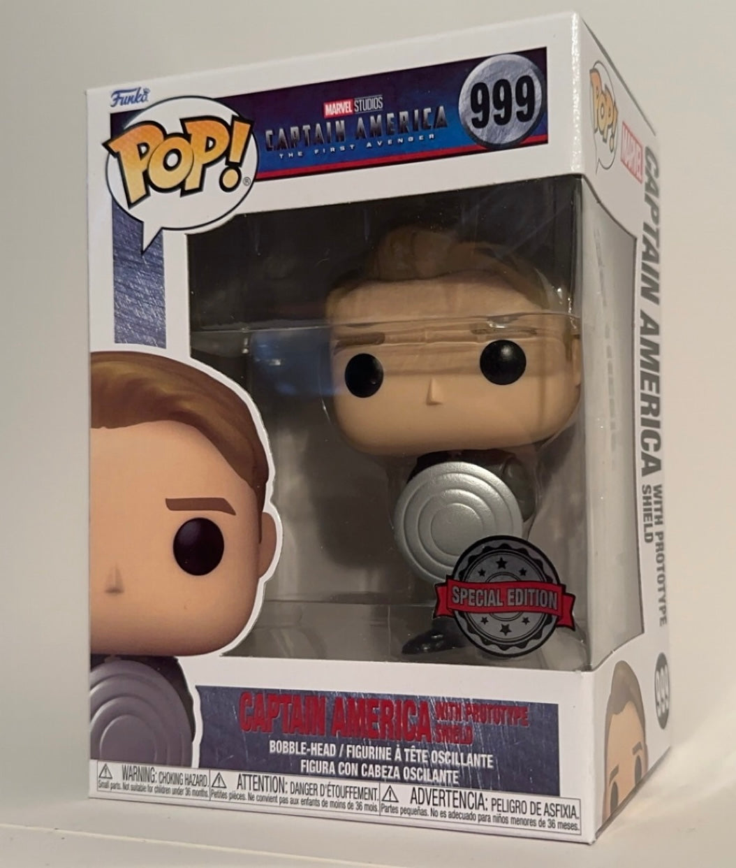 Marvel - Captain America (Special Edition) 999 Funko Pop!