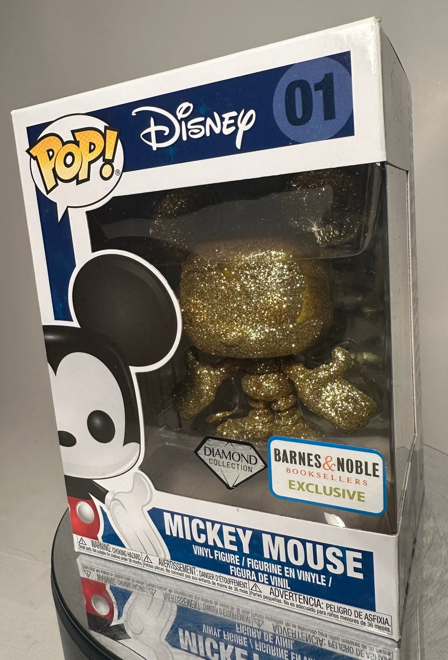 Disney - Mickey Mouse 01 DIAMOND (Barnes & Noble Exclusive) Funko Pop!