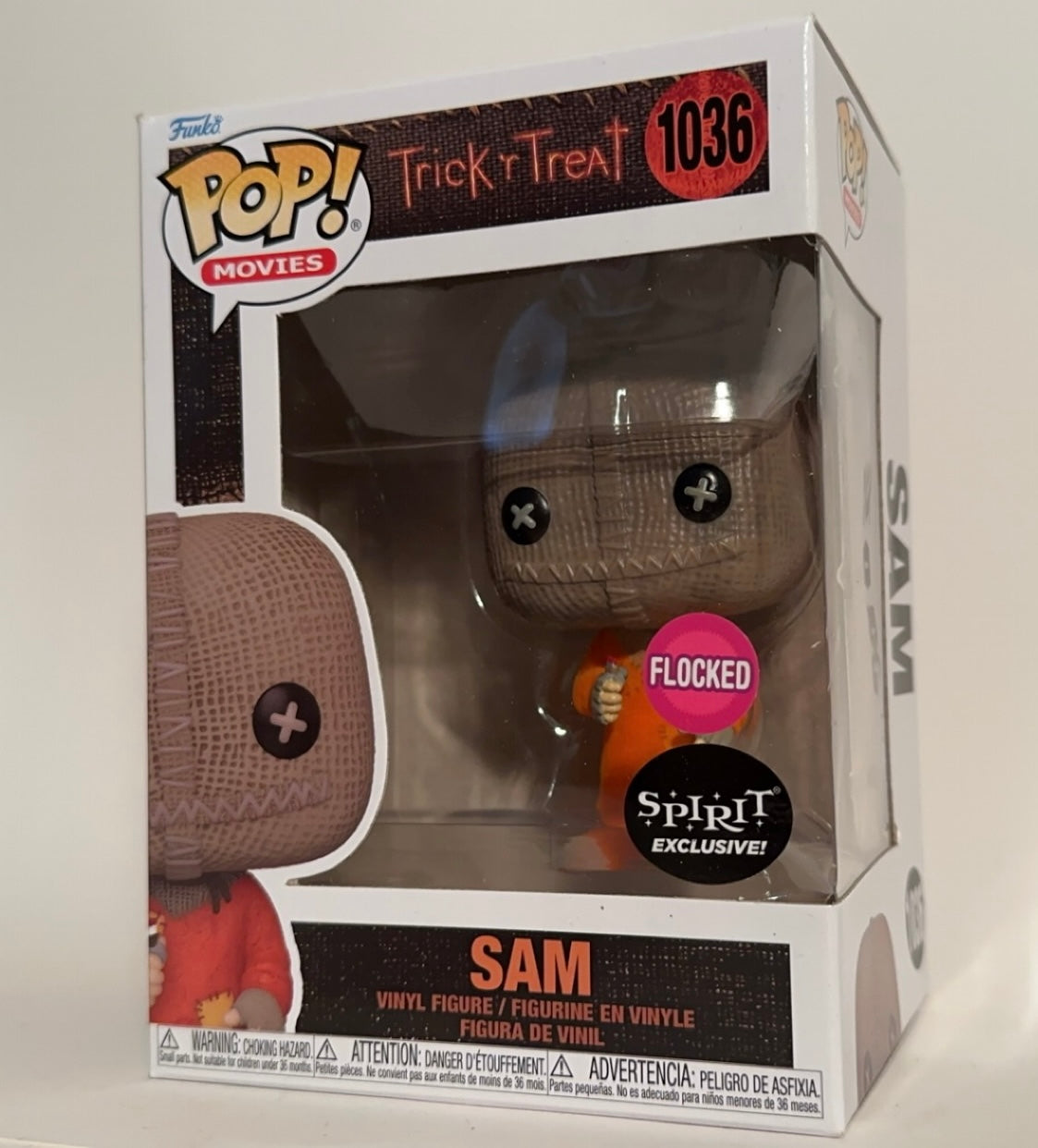 Trick or Treat Sam (Flocked/Spirit Exclusive) 1036 Funko Pop!