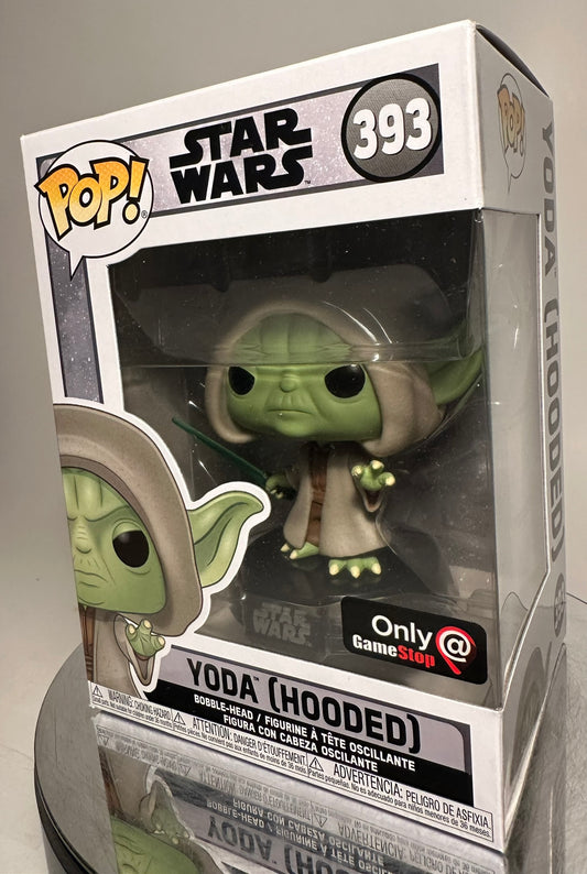 Star Wars - Yoda (Hooded) 393 (GameStop Exclusive) Funko Pop!