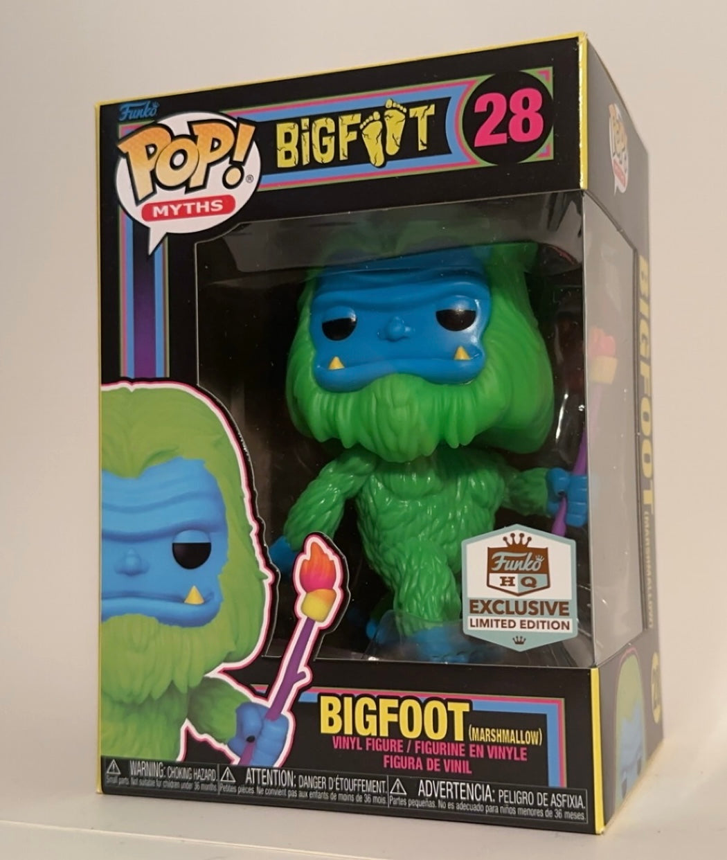 Bigfoot Blacklight (FUnko HQ Exclusive Limited Edition) 28 Funko Pop!