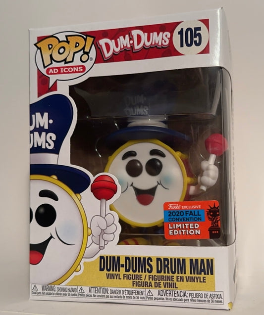 Ad Icons - Dum-Dums Drum Man (2020 Fall Limited Edition) 105 Funko Pop!