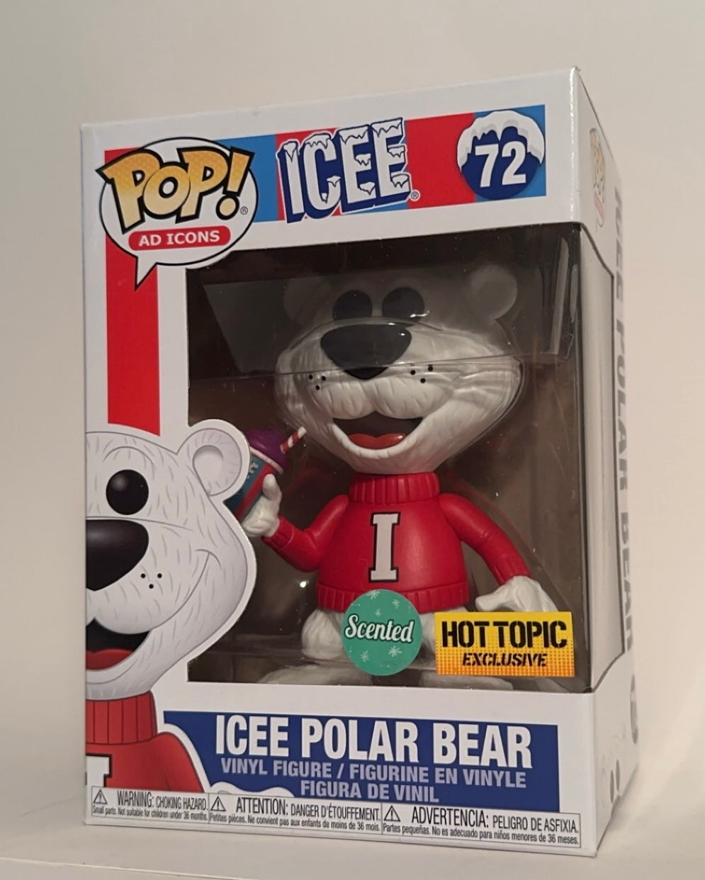 Ad Icons - Icee Polar Bear SCENTED (Hot Topic Exclusive) 72 Funko Pop!