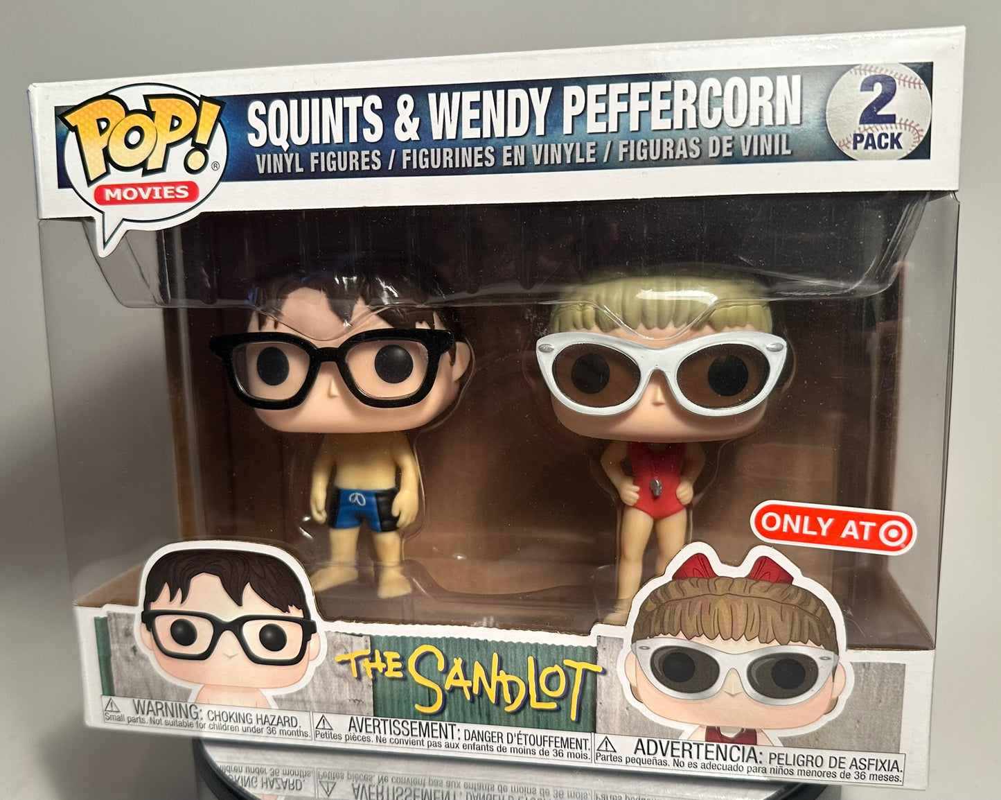 The Sandlot - Squints & Wendy Peffercorn 2 Pack (Target Exclusive) Funko Pop!