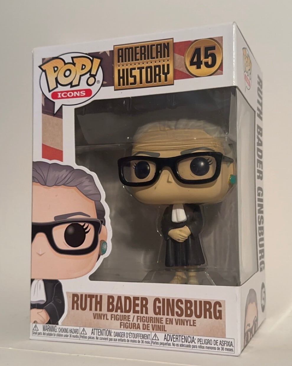 Icons - Ruth Bader Ginsburg 45 Funko Pop!