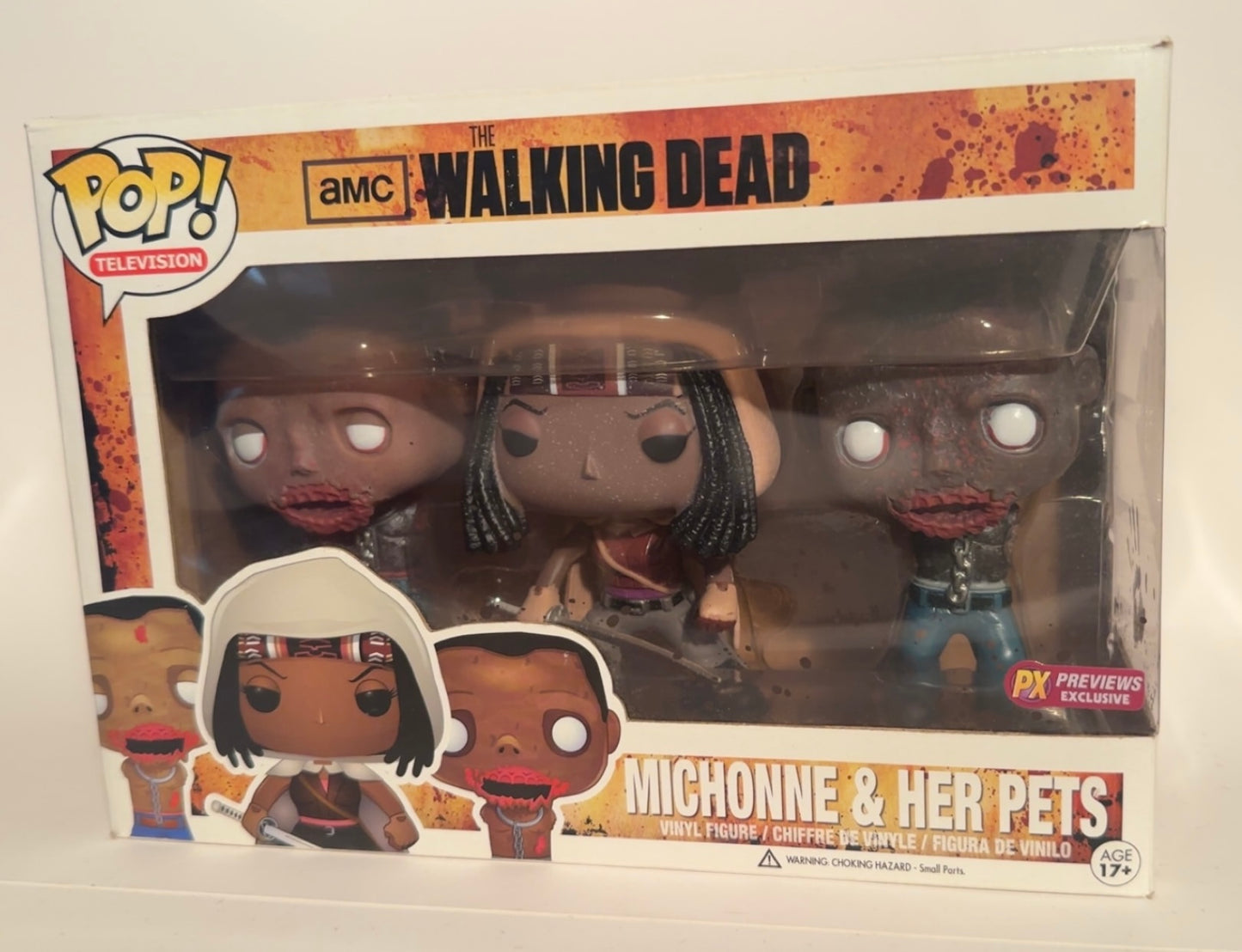 The Walking Dead - Michonne & Her Pets (PX Previews Exclusive) Funko Pop!