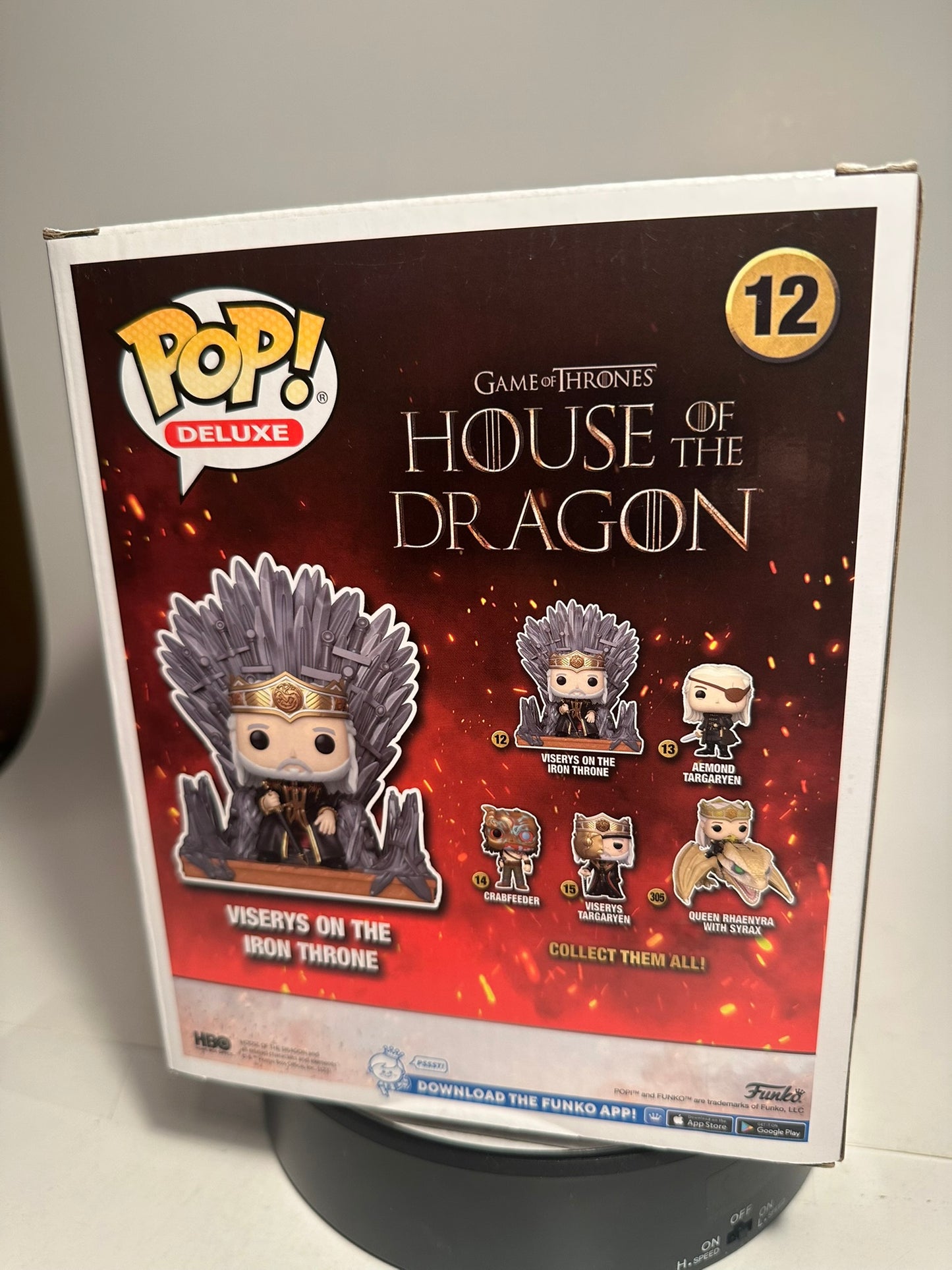 House of the Dragon - Viserys on the Iron Throne 12 Funko Pop!