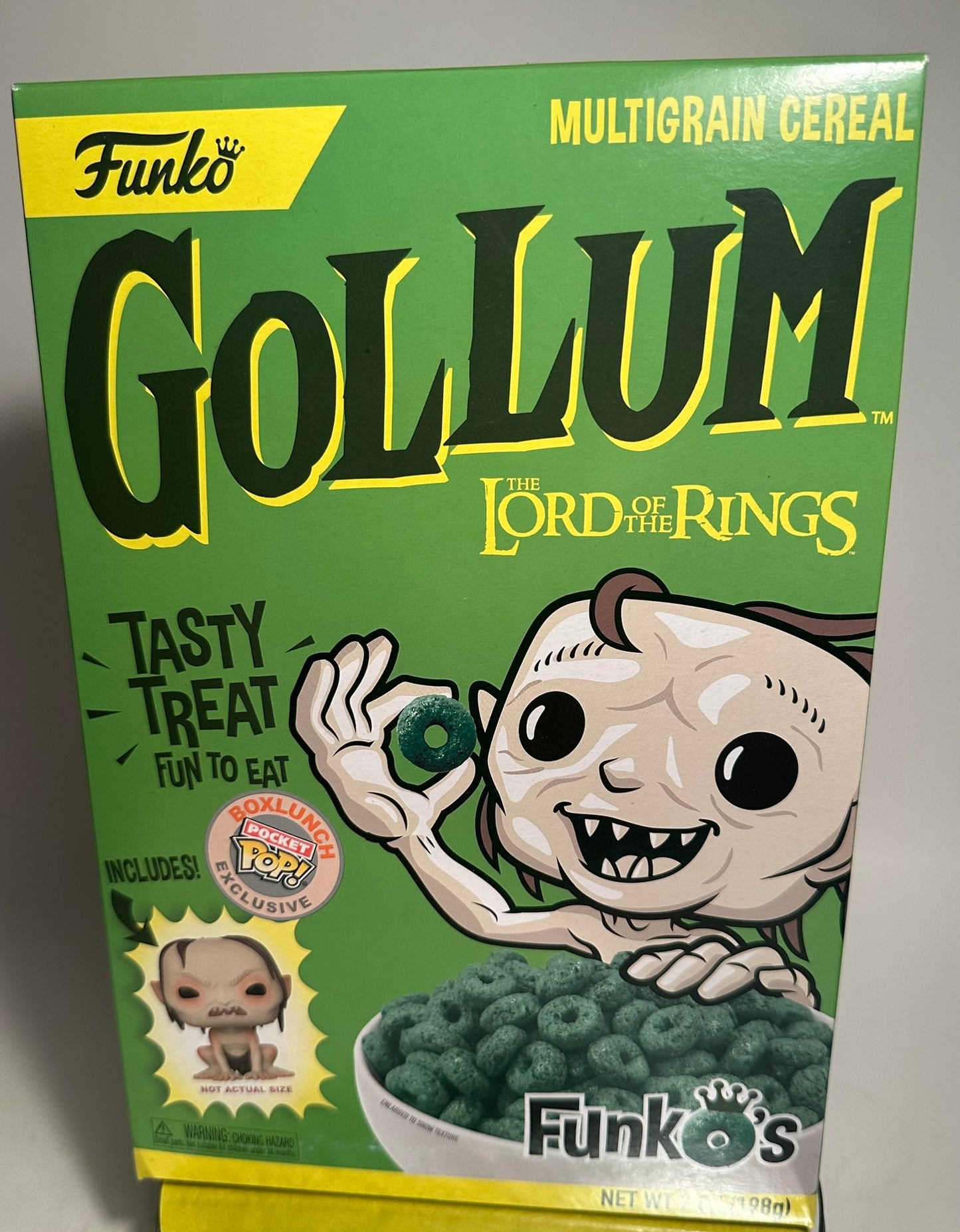 Lord of the Rings - Gollum Multigrain Cereal (Includes Gollum Pocket Pop!) Funko Pop!