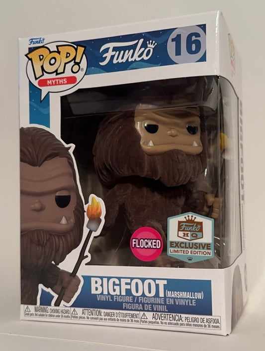 Myths - Bigfoot (marshmellow) FLOCKED (Funko HQ Exclusive) 16 Funko Pop!