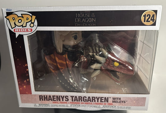 House of the Dragon - Rhaenys Targaryen with Meleys 124 Funko Pop! RIDES