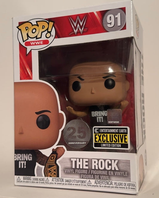 WWE - The Rock (Entertainment Earth Exclusive) 91 Funko Pop!